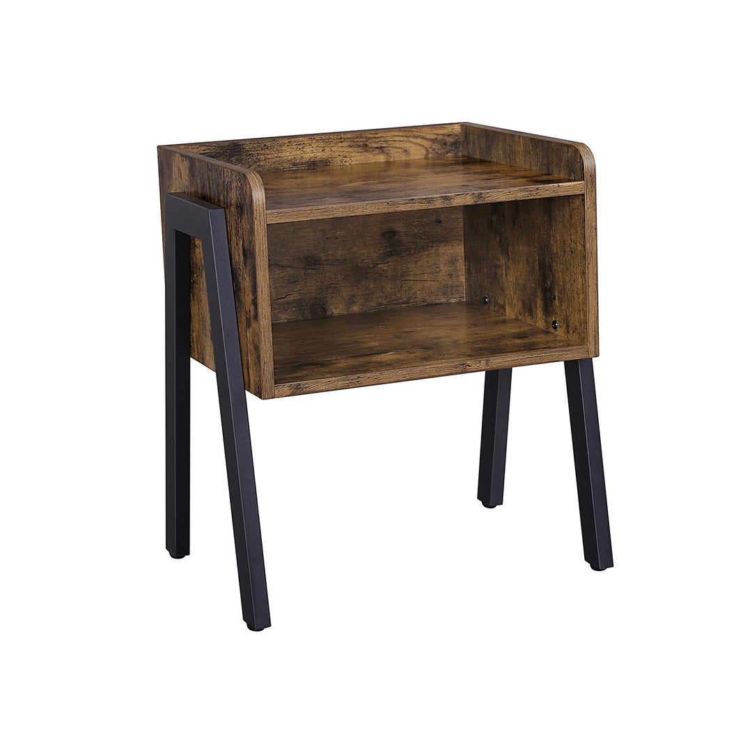 Open Drawer Side Table