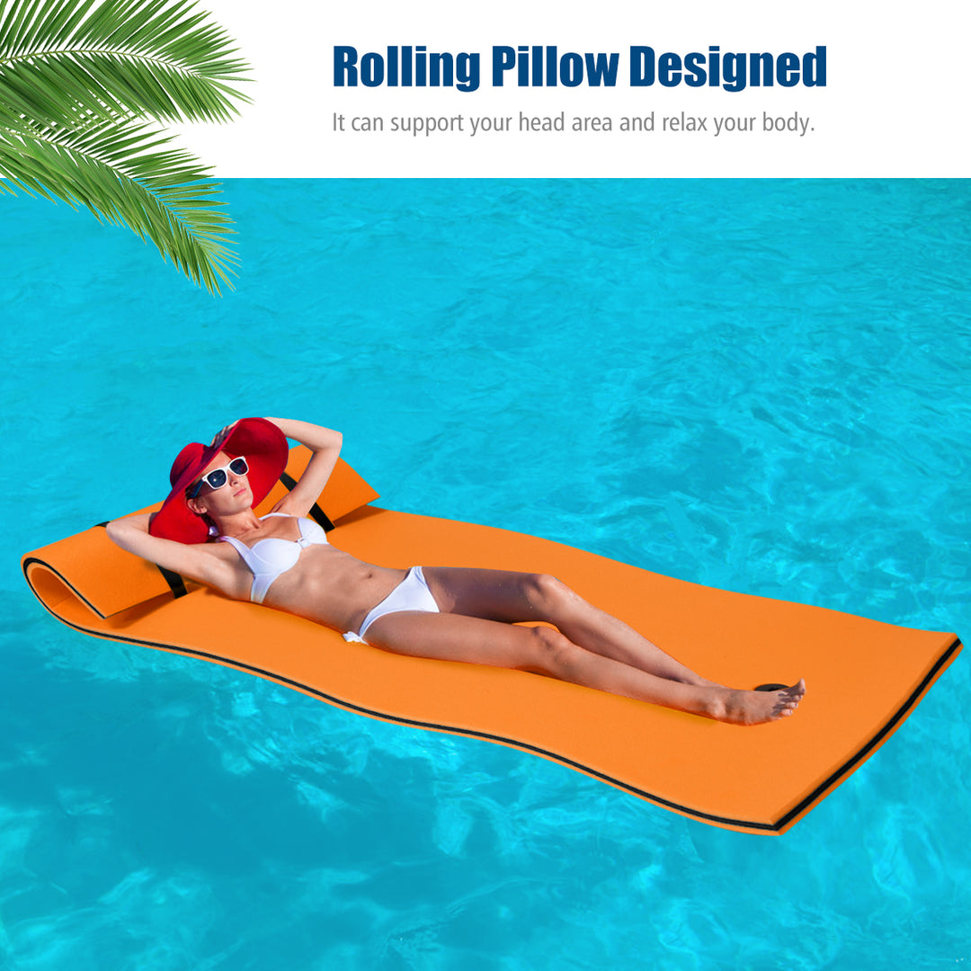 Relaxing Tear-proof Water Mat-Orange