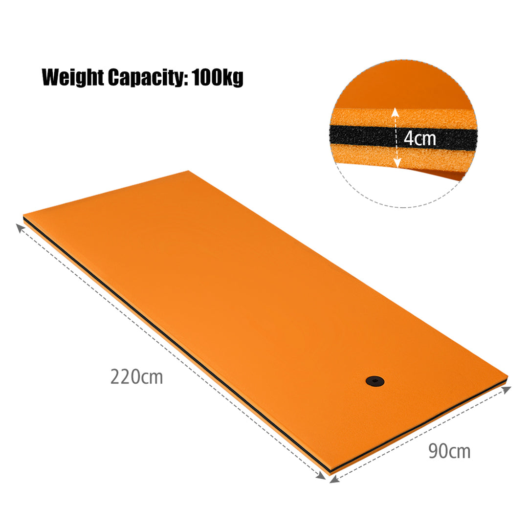 Relaxing Tear-proof Water Mat-Orange