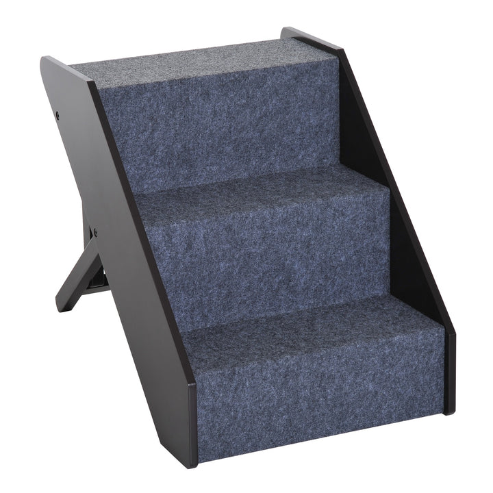 Pet-3 Steps Ladder Ramp-Dark Brown