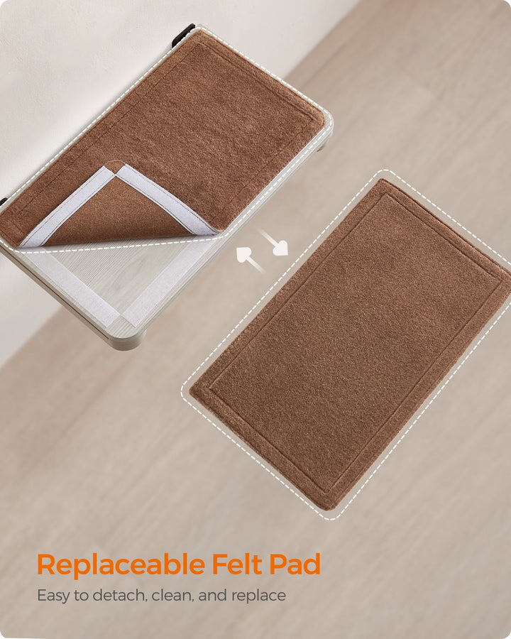Wall-Mounted Cat Shelf with Felt Pad