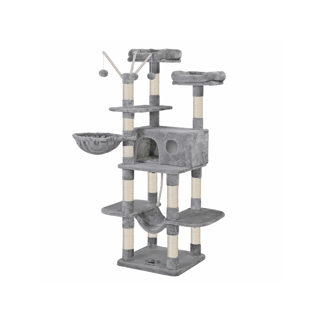 Cat Tree Light Gray