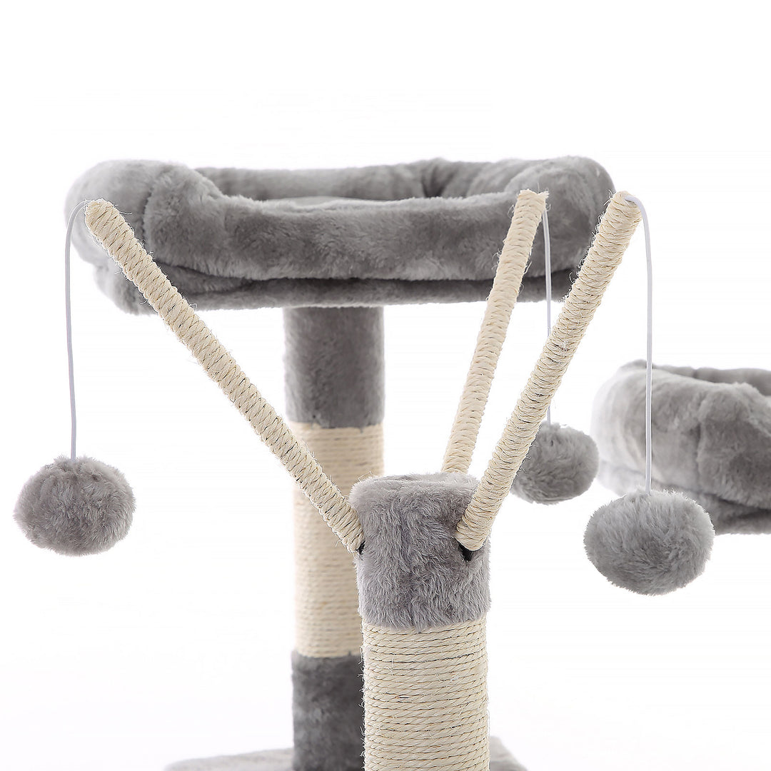 Cat Tree Light Gray