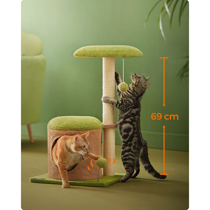 76.2 cm WhimsyWonders Cat Tree House