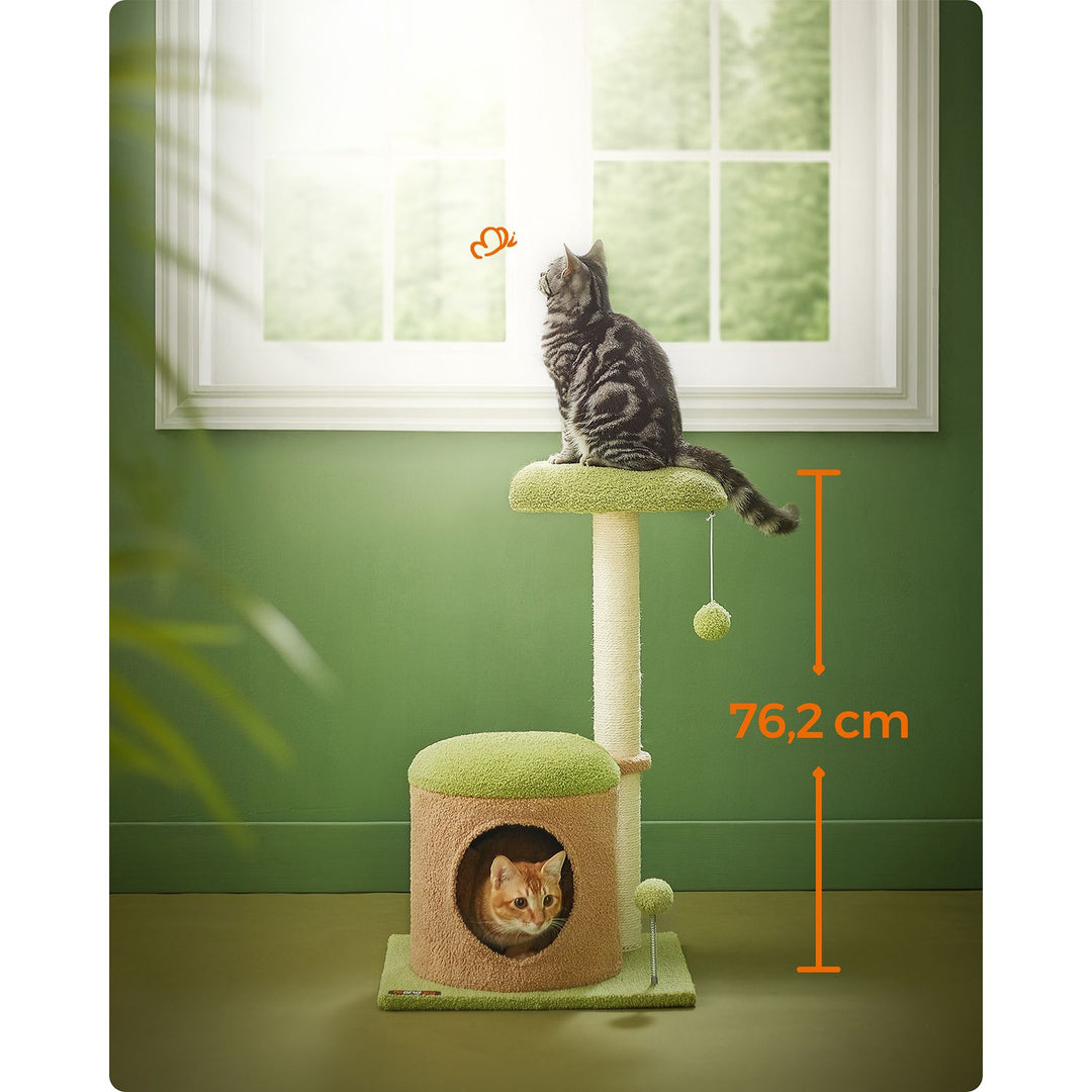 76.2 cm WhimsyWonders Cat Tree House