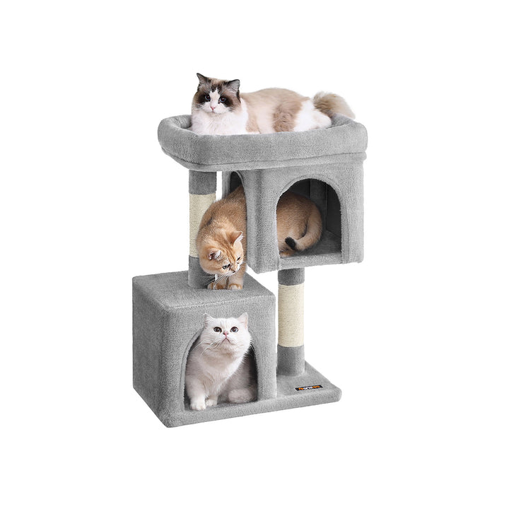 74 cm Cat Tree with 2 Cat Caves