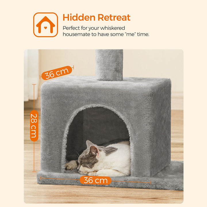 FEANDREA Light Grey Cat Tree