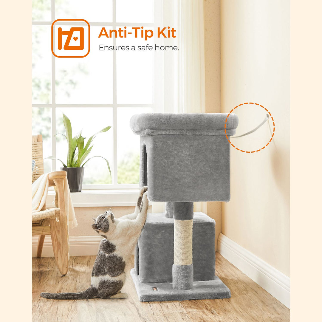 FEANDREA Light Grey Cat Tree