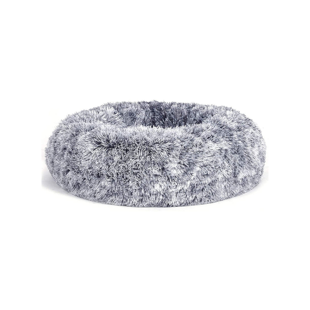 Gray Dog Bed with Removable Inner Cushion