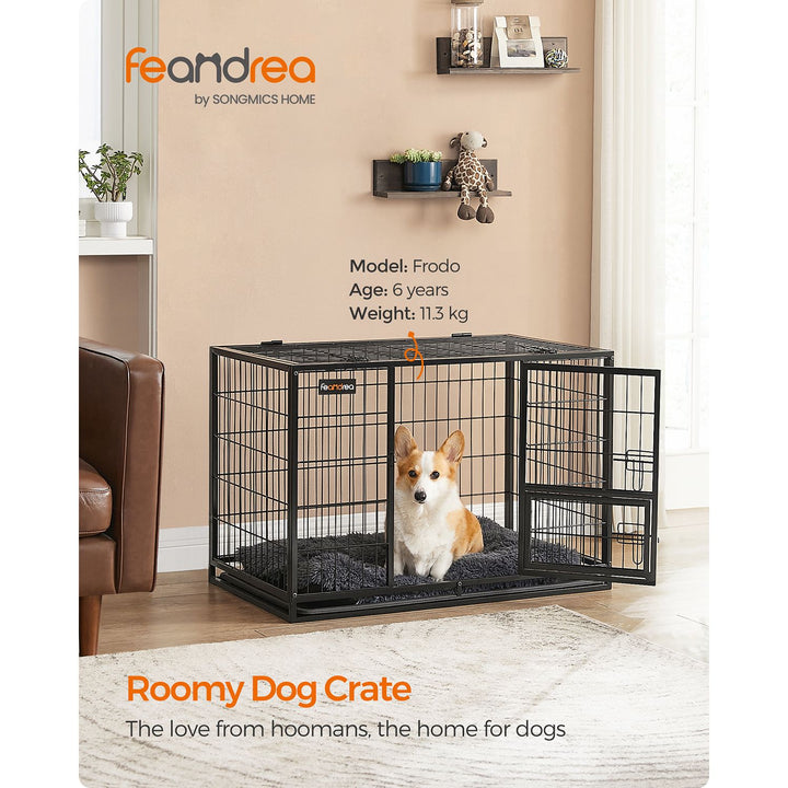 Heavy-Duty Dog Crate 92.5 x 57.5 x 64 cm