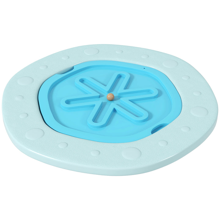 Two-In-One Balance Board, Kids Wobble Board with Ball - Blue