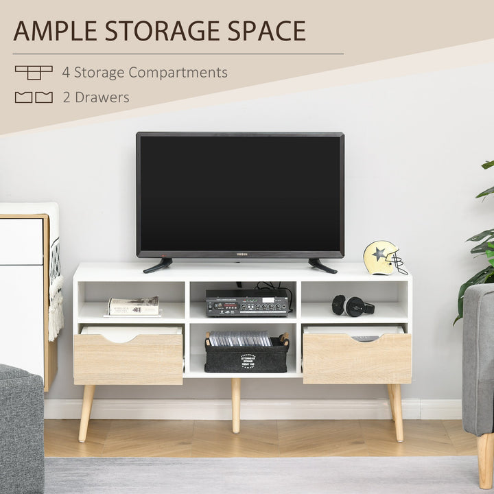 HOMCOM TV Cabinet Stand Unit for TVs up to 42&