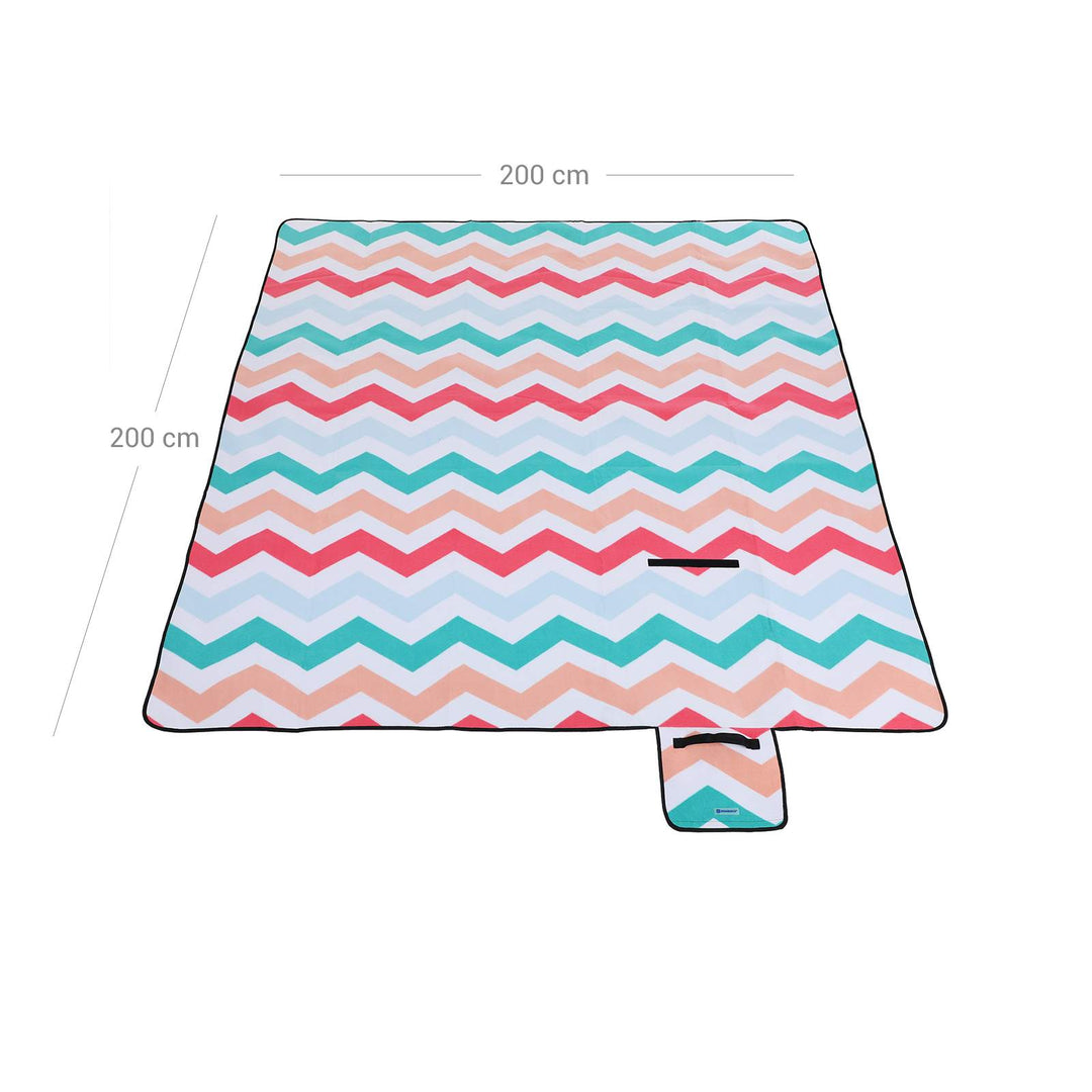 Pink White Picnic Blanket