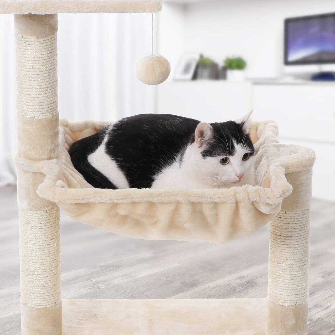 Plush Basket Cat Tree