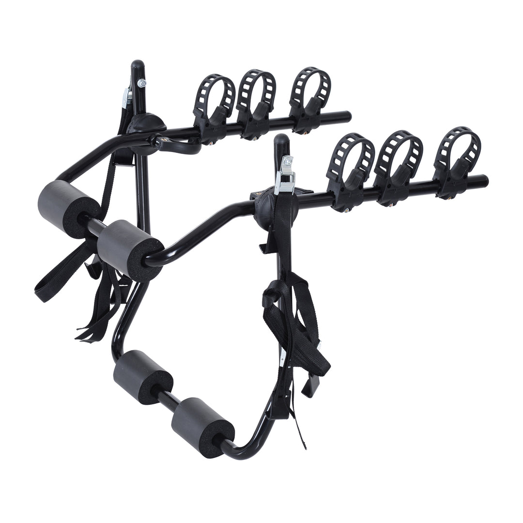 3 Bicycles Car Carrier Rack-Black