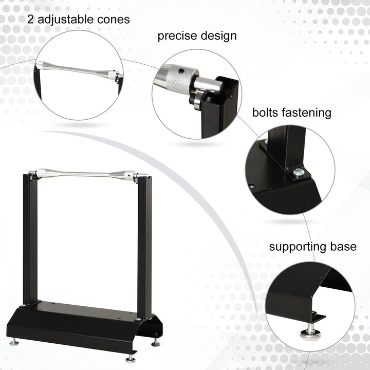 DURHAND Motorcycle / Bicycle Wheel Lifting Balance Stand, Motorbike Portable Stand, Rotating Adjustment Wheel