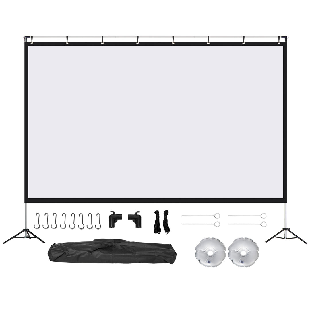 Projector Screen and Stand, Portable Front, Presentation