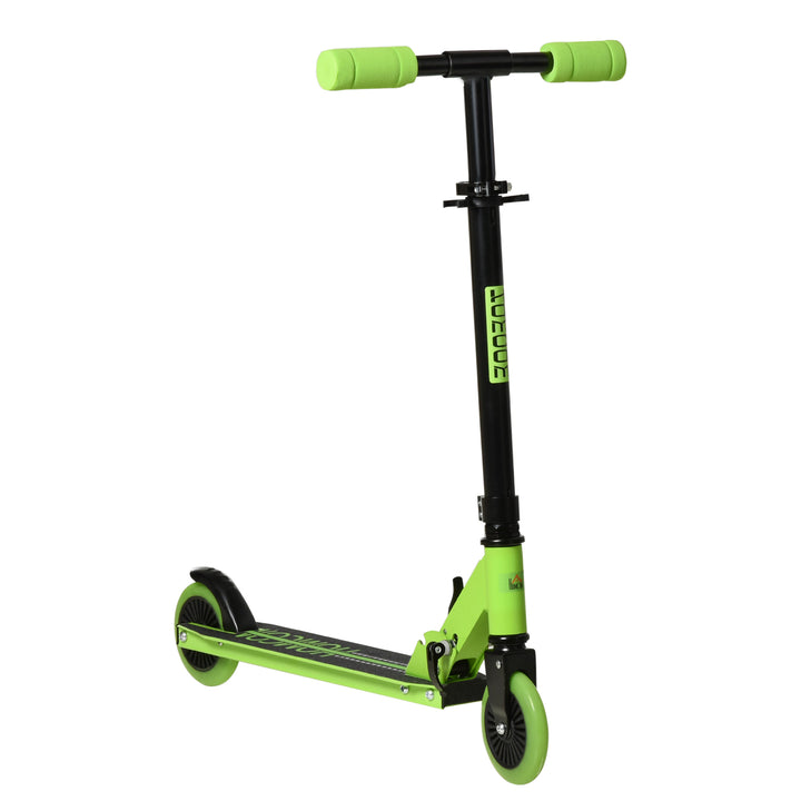 Scooter for Kids Toddler Foldable Kick Scooter with Adjustable Height Brake for Boys and Girls 3-8 Years Aluminium Green