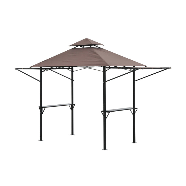 250L x 150W cm Waterproof Canopy Awing-Coffee