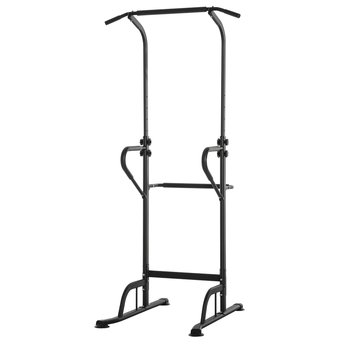 Pull Up Bar Multi-Function Height Adjustable Power Tower Dip Station Equipment