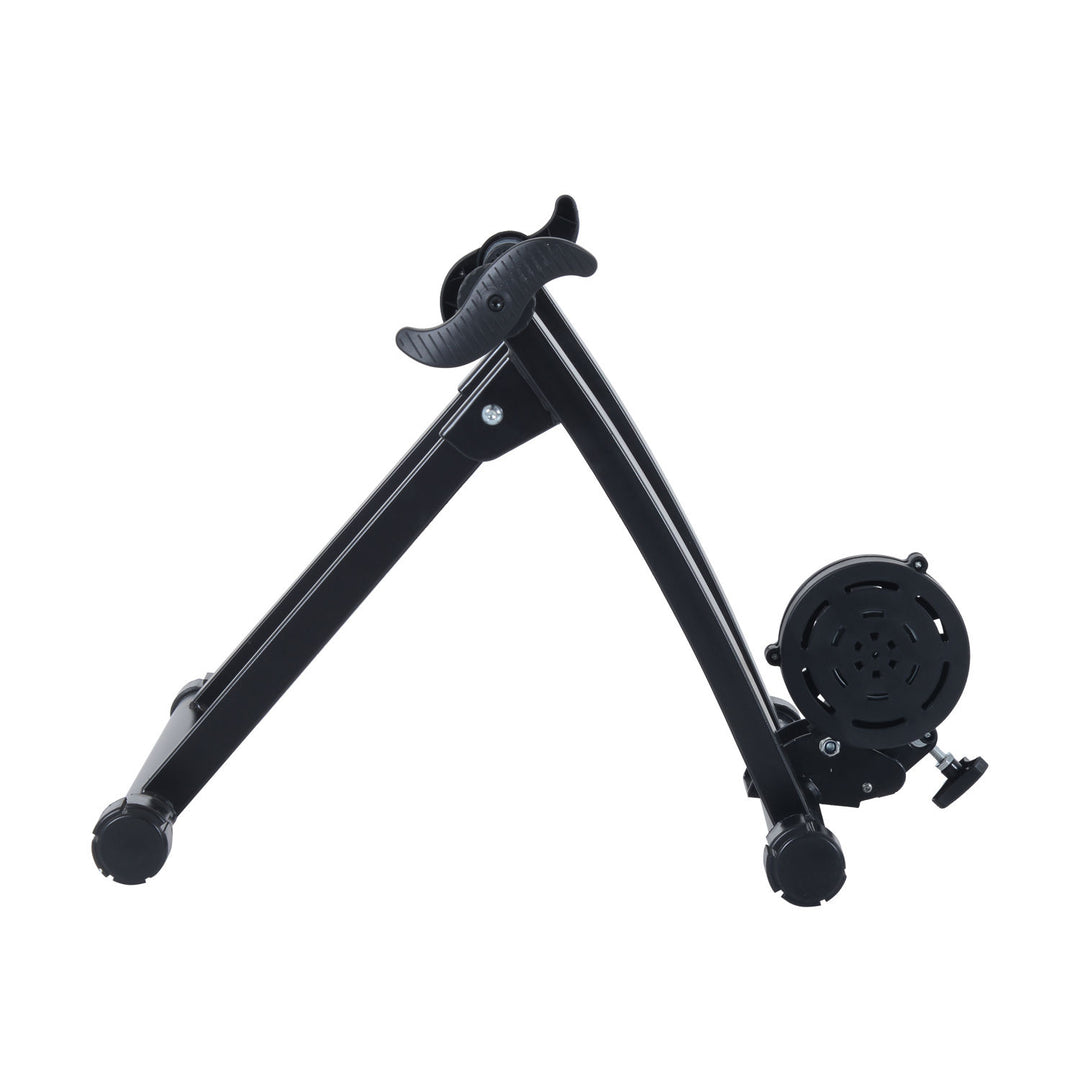 Foldable Indoor Bike Turbo Trainer-Black