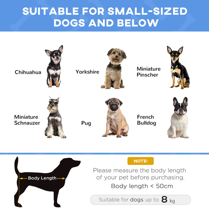 Raised Dog Bed with Soft Cushion, Modern Style Pet Sofa Bed Steel Frame, with Removable Cover, for Small Sized Dogs, Dia. 60 x 20 cm, Black