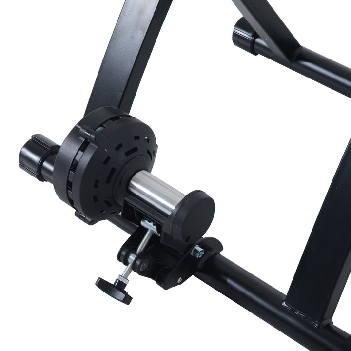Foldable Indoor Bike Turbo Trainer-Black