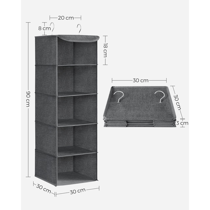 Set of 2 Hanging Wardrobe Storage Organisers