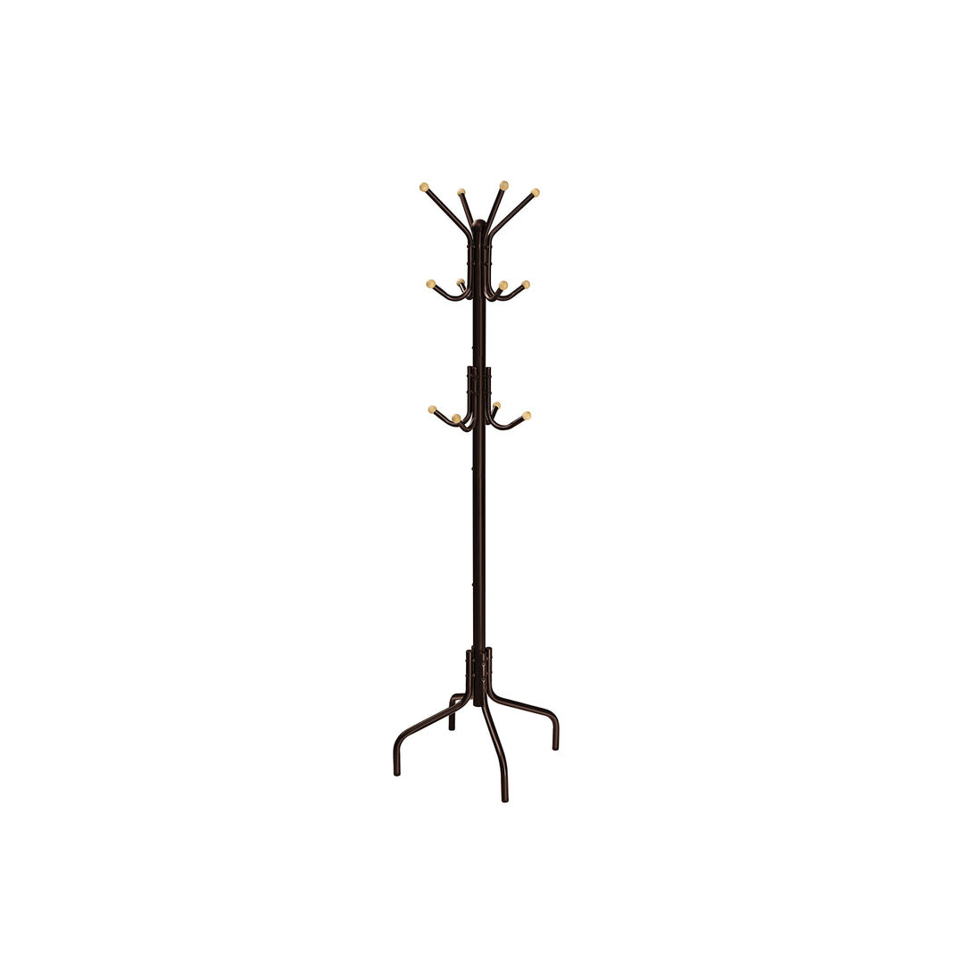 Coat Stand with 12 Hooks and 4 Legs