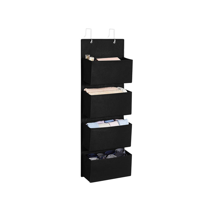 Black Over-the-Door Organizer for Space Saving
