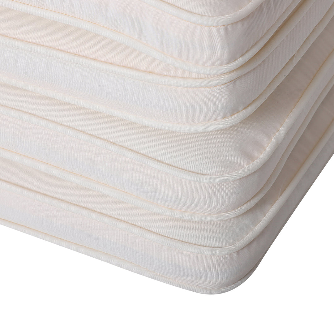 Set of 6 Chair Cushion Seat Pads Dining Chair w/ Straps Indoor Outdoor Removable Tie On Garden Patio Cream White