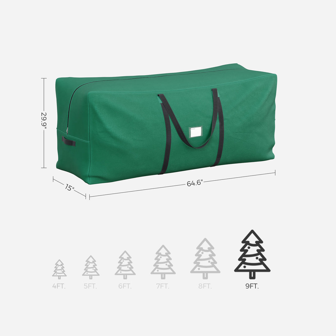 Green Christmas Tree Storage Bag