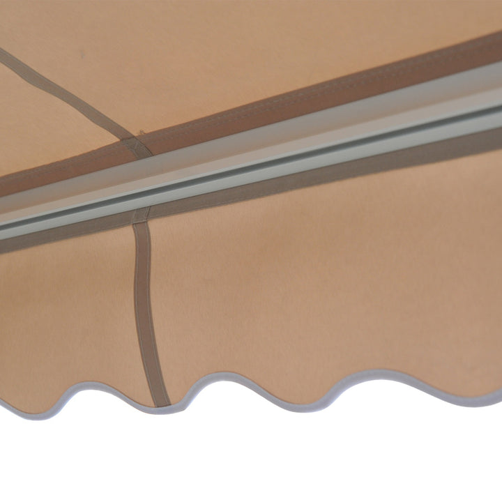 3.5Lx2.5M Retractable Awning-Cream White