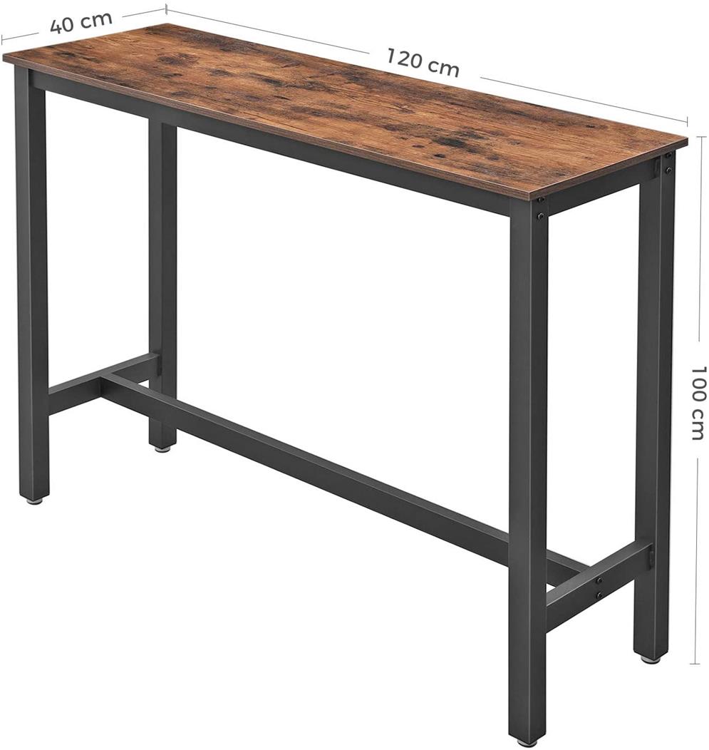 Narrow Rectangular Bar Table