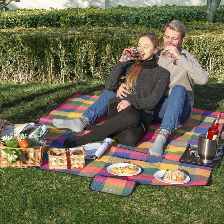 Red Tartan Picnic Blanket