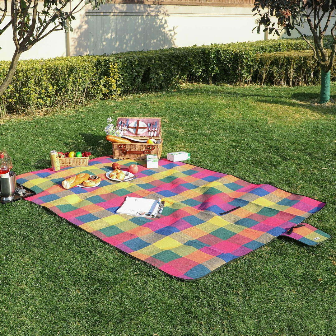 Red Tartan Picnic Blanket