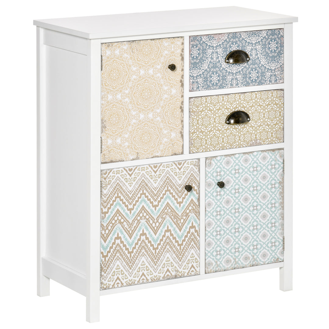 Drawer Table Sideboard Multi-purpose Storage Chest Shabby Chic Entryway Living Room Bedroom Furniture Organizer Unit