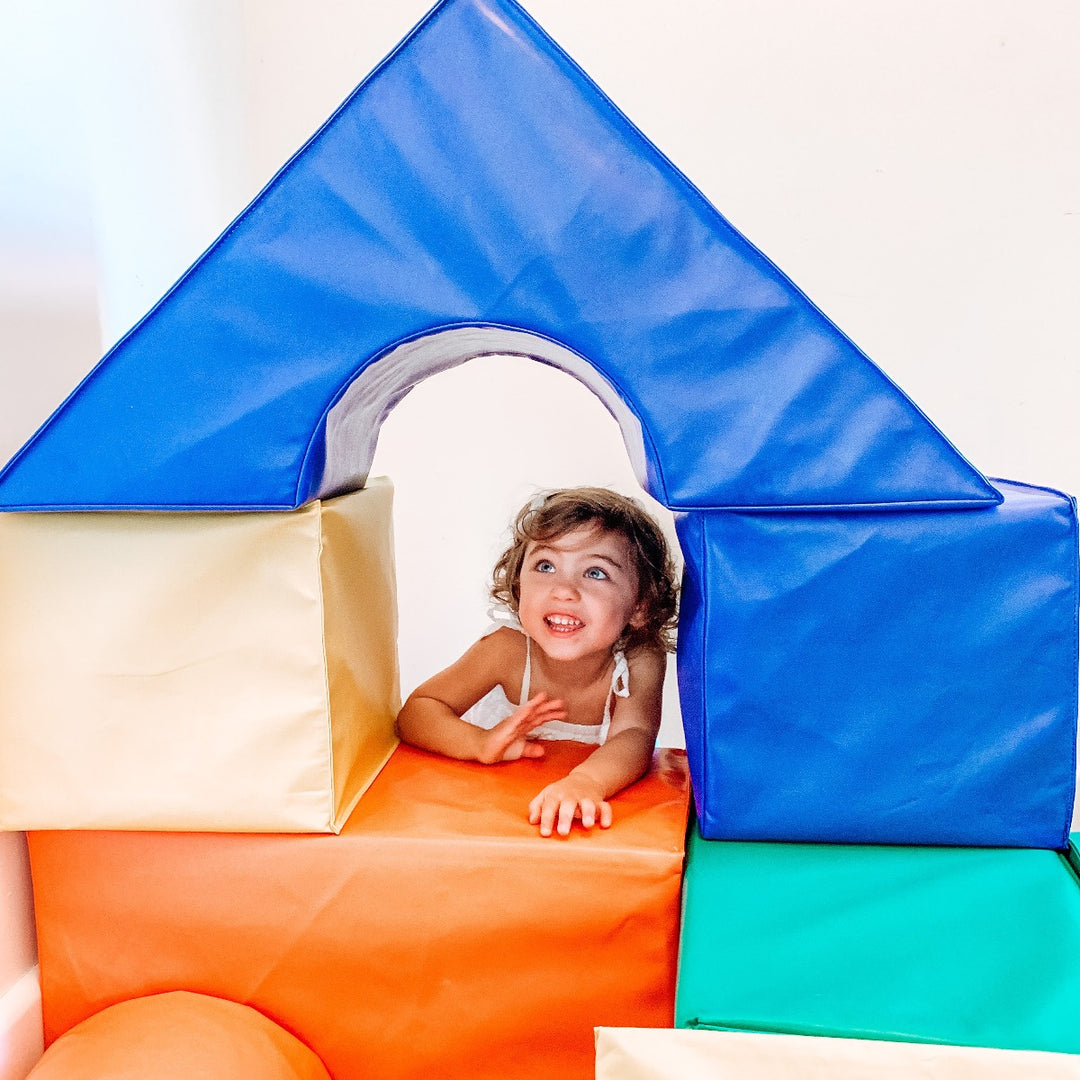 Kids 11-Piece PU Soft Stacking Shapes Multi-Colour