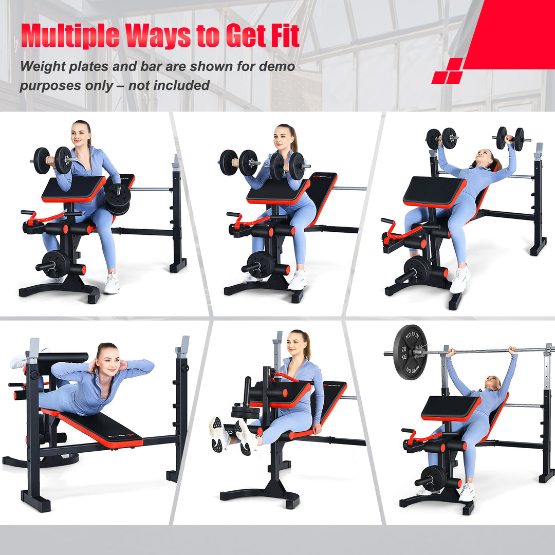 Adjustable Weight Bench for Full-body Workout Strength Training