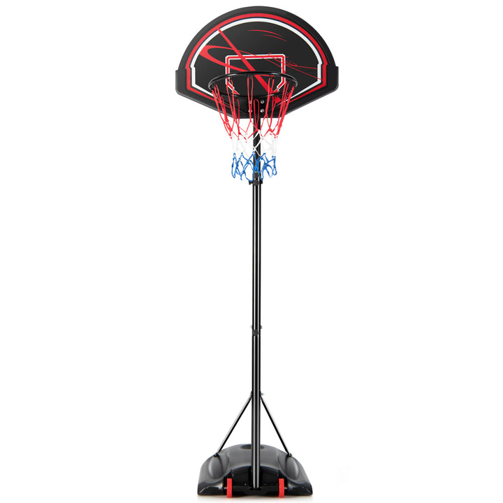 Basketball Hoop System with Adjustable Height