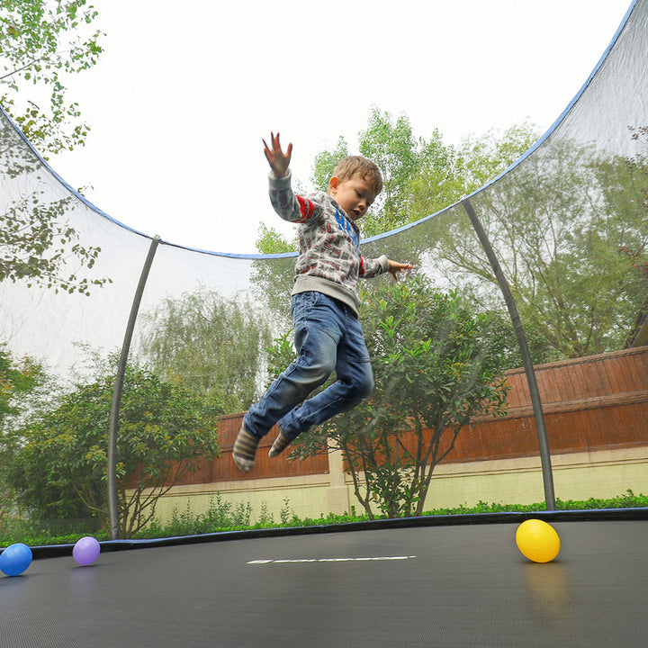 Black Trampoline Safety Protect Net for Garden
