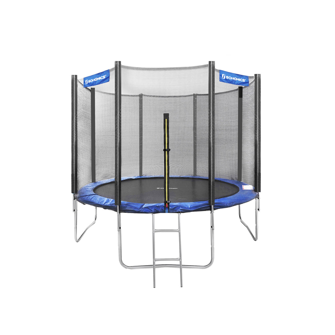 Trampoline w/ Safety Pad and Net Ladder