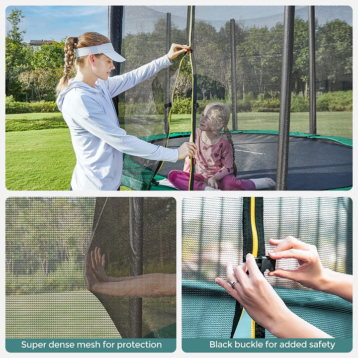 Trampoline for Garden With Safety Net Enclosure