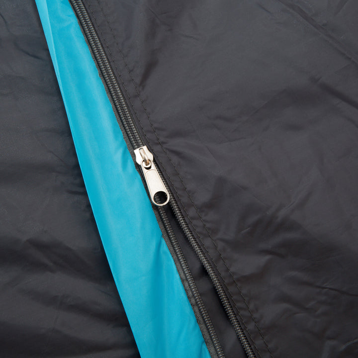 4-Person Outdoor Steel Frame Camping Tent Blue