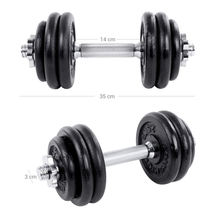 Cast Iron Dumbbell Set