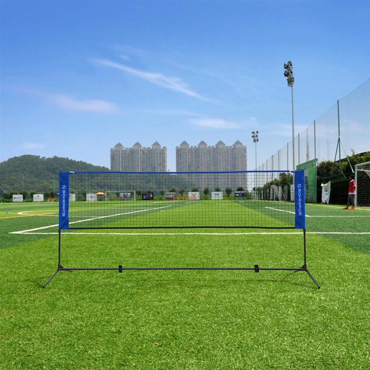 Blue Badminton Net