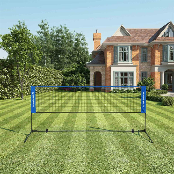 Blue Badminton Net