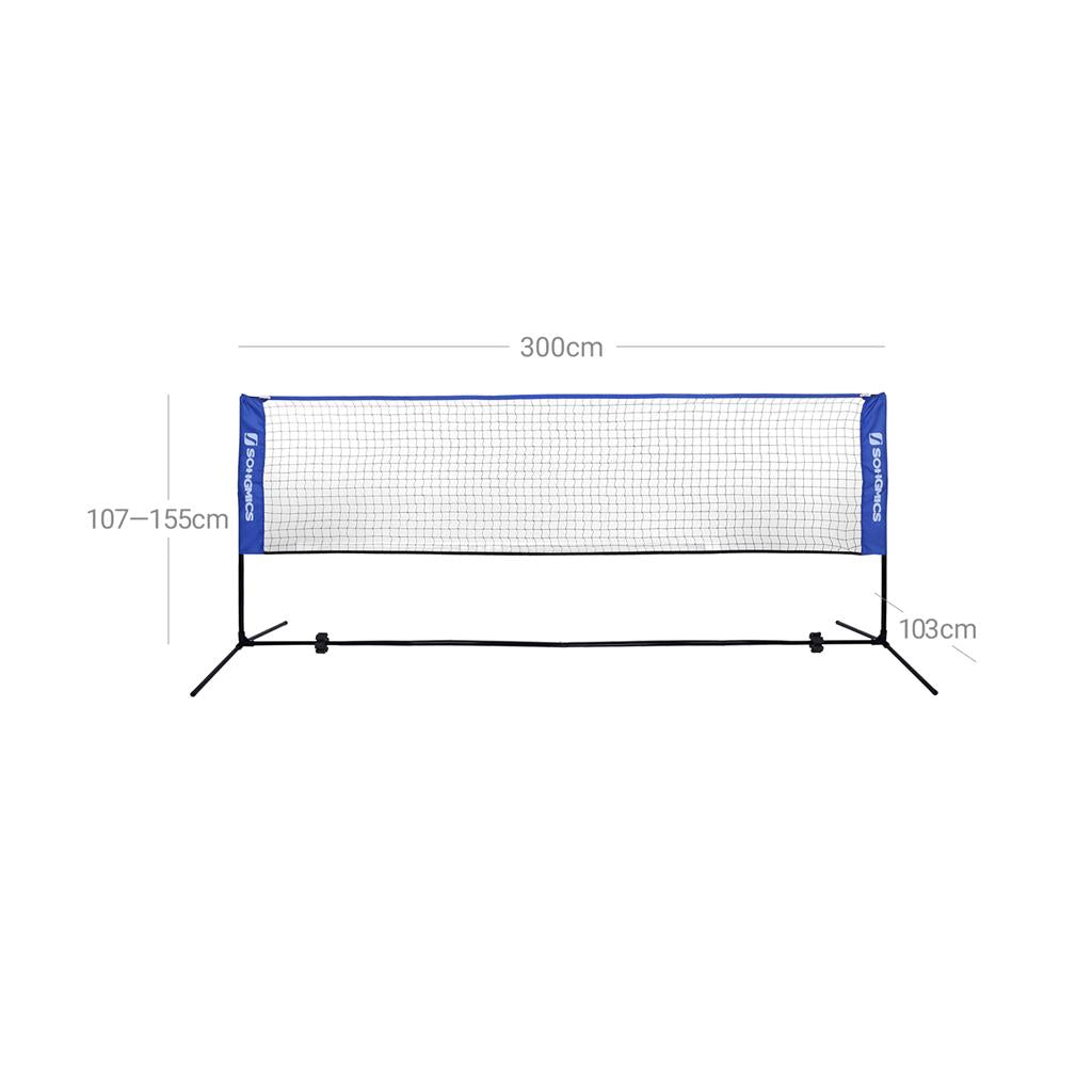 Blue Badminton Net