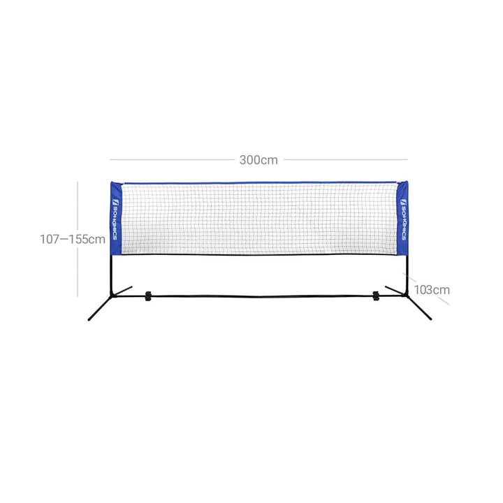 Blue Badminton Net