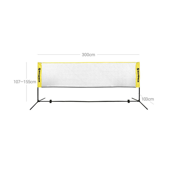 Yellow Badminton Net